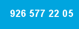 926 577 22 05 926 577 22 05